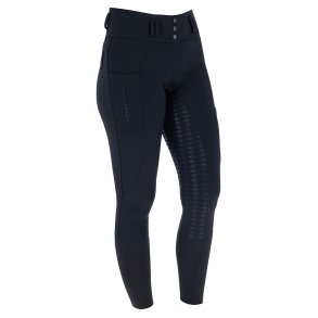 Covalliero AW26 H�jtaljet Ridebukser m. Fuldgrip Sort