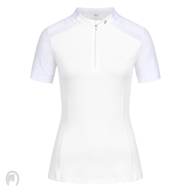 ELT Nancy Funktions Stvne Zip-shirt Hvid