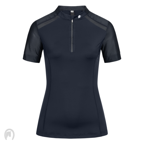 ELT Nancy Funktions Zip-shirt Deepblue