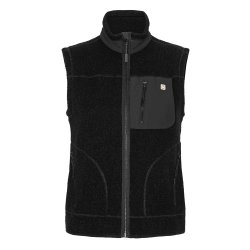 Superino Slogen Uld Vest Sort