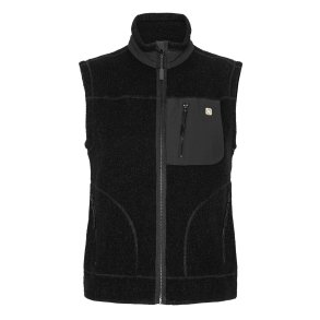 Superino Slogen Uld Vest Sort