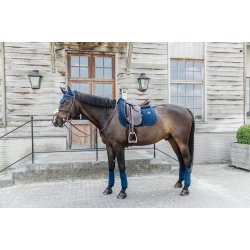 Kentucky Velvet Pearls Dressage Underlag Navy