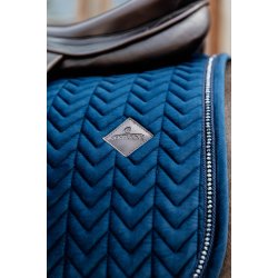 Kentucky Velvet Pearls Dressage Underlag Navy