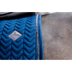 Kentucky Velvet Pearls Dressage Underlag Navy