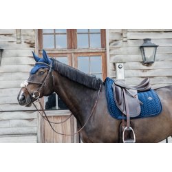 Kentucky Velvet Pearls Dressage Underlag Navy