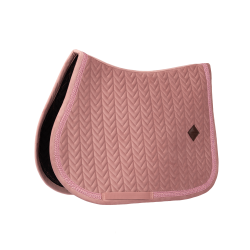 Kentucky Velvet Fishbone Underlag Glitter Rope Old Rose