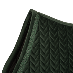 Kentucky Velvet Fishbone Underlag Glitter Rope DarkGreen