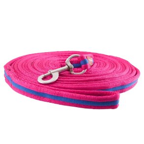 Premiere Longeline web (8m) Raspberry/Blue