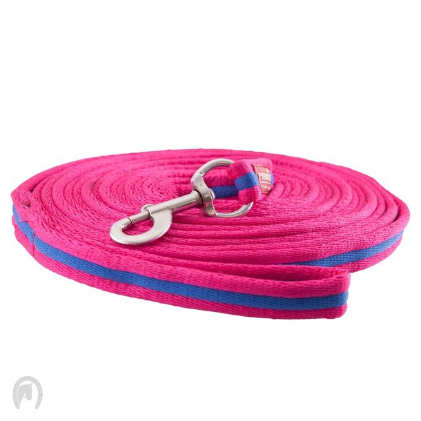 Premiere Longeline web (8m) Raspberry/Blue