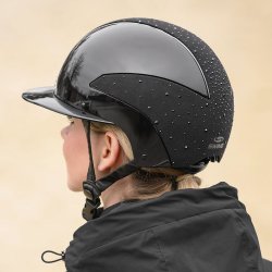 Swing Ridehjelm H24 Lady Spark Sort/Glitter