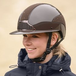 Swing Ridehjelm H24 Lady Spark Brun/Glitter