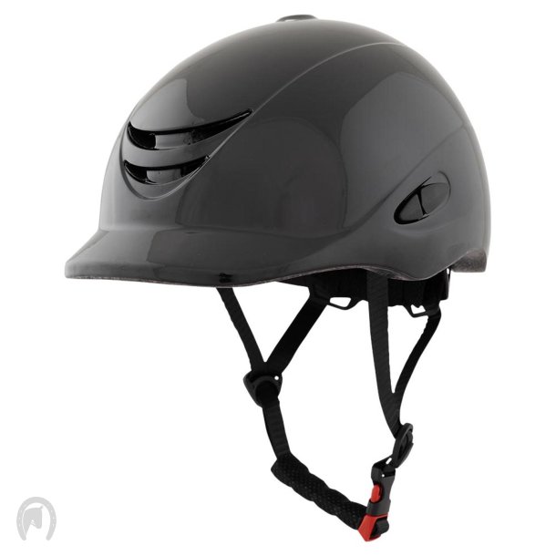 Premiere Brne Ridehjelm Shiny Sort