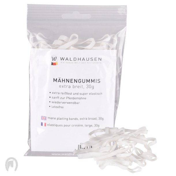 Waldhausen Manelastikker Ekstra Bred Gennemsigtig 30g