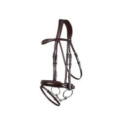 Montar Trense Normandie Dressage ECO Leather Brun