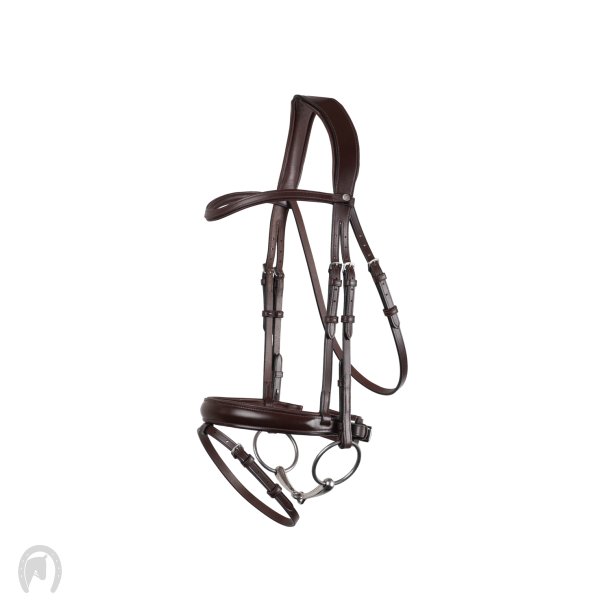 Montar Trense Normandie Dressage ECO Leather Brun