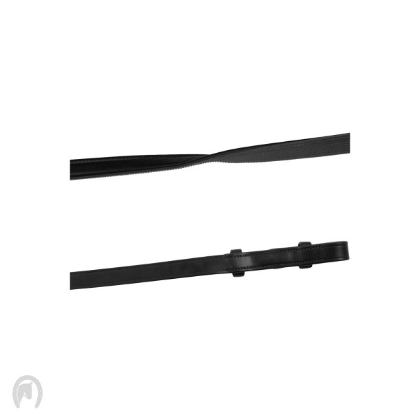 Montar Lder/Gummi tjler french hooks ECO Sort