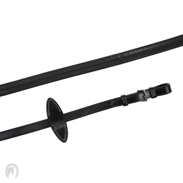 Montar Gummi tjler buckles ss ECO Lder Sort