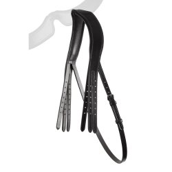 Montar Nakkestykke Double Classic ECO Leather Sort