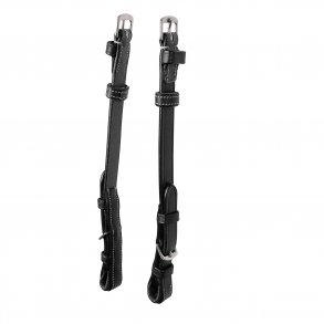 Montar kindstykker buckles flat cream stic Sort