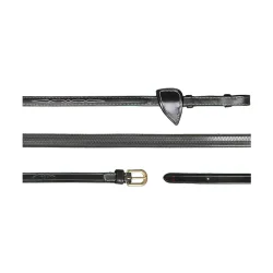 Dyon Gummitjle D Collection 13mm Sort m. Slvspnder