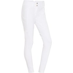 Equipage Leoni Ridebukser m. Fullgrip Hvid