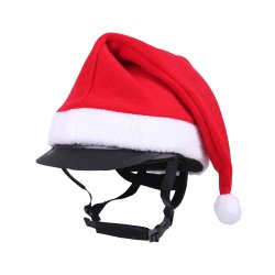 QHP Christmas Nissehue til Ridehjelm R�d