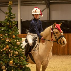 QHP Hjelmcover Christmas Snowman