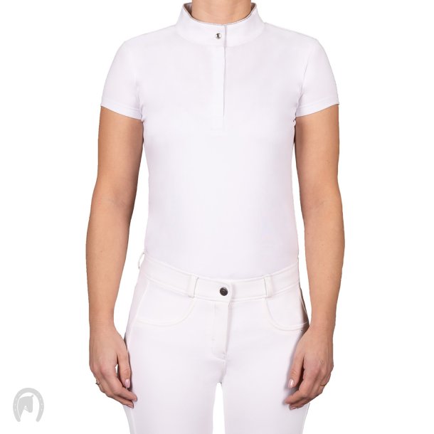 QHP Zayla St�vne T-Shirt Junior Hvid