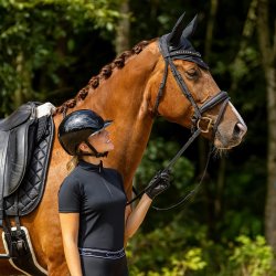 QHP Glitter Trense Sort