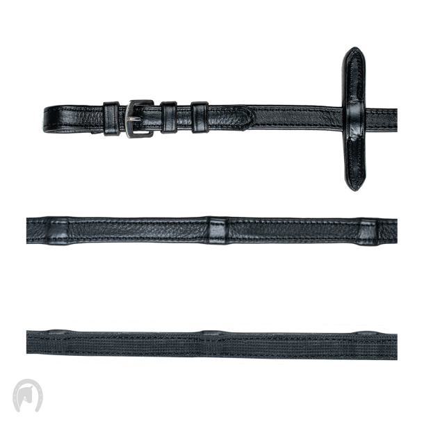 Waldhausen X-Line Gummi/Ldertjle Sort