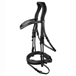 Waldhausen S-Line Glamour Trense Sort m. Sten