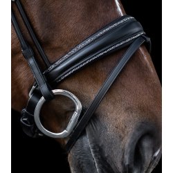 Waldhausen S-Line Glamour Trense Sort m. Sten