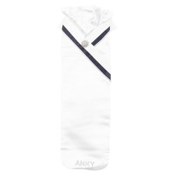 ANKY Plastron Symphony Hvid/Navy