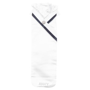 ANKY Plastron Symphony Hvid/Navy