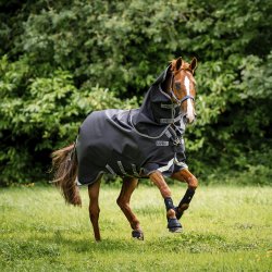 Rambo 1680D Plus turnout 250g VL Thunderstorm/Grey&Silver