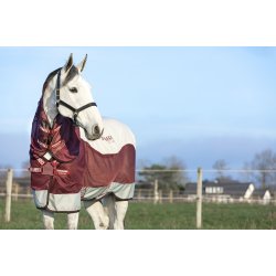 Rambo Summer series turnout Grey/Burgundy