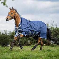 Amigo 1200D Wug Turnout Navy/Titanium Grey &amp; Silver 250g