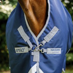 Amigo 1200D Wug Turnout Navy/Titanium Grey &amp; Silver 250g