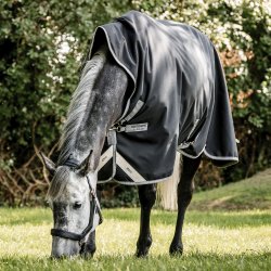 Amigo 1200D Wug Turnout Black/Titanium Grey &amp; Silver 250g