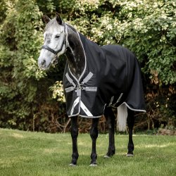 Amigo 1200D Wug Turnout Black/Titanium Grey &amp; Silver 250g