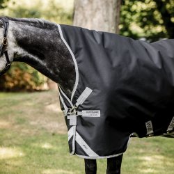 Amigo 1200D Wug Turnout Black/Titanium Grey &amp; Silver 250g