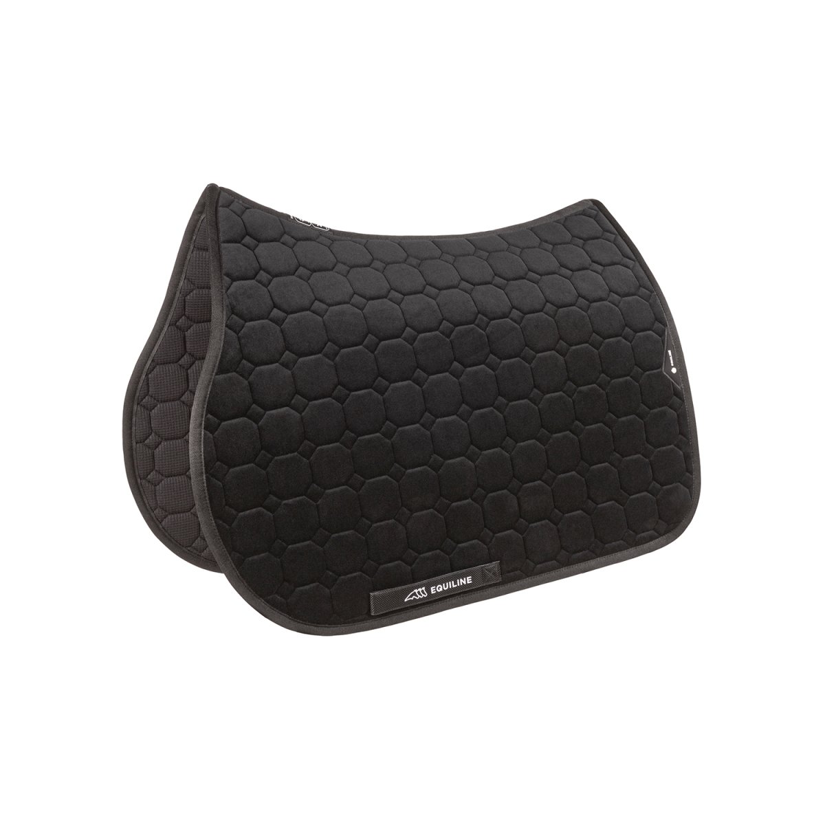 Tapis de selle Octagon Velours Garog Atlantique - EQUILINE main image 1