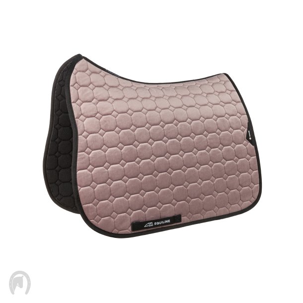 Equiline Octagon Velvet Underlag Old Rose