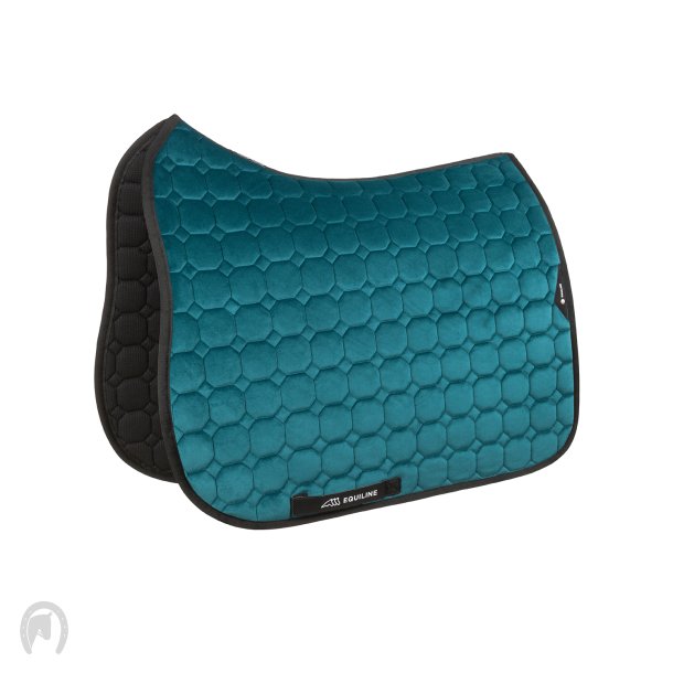 Equiline Octagon Velvet Underlag Emerald