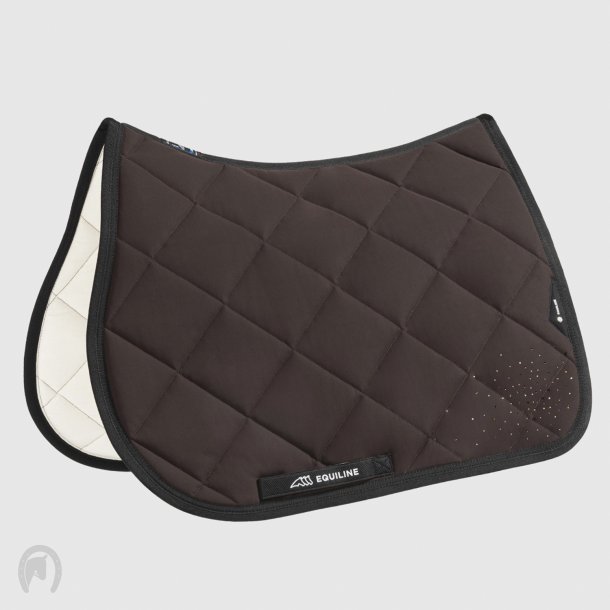 Equiline Tech Rombo Underlag Brun Med Sten   