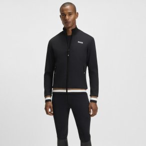 BOSS EQ SS26 Sammy Funktions Herre Cardigan Sort