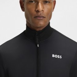 BOSS EQ SS26 Sammy Funktions Herre Cardigan Sort