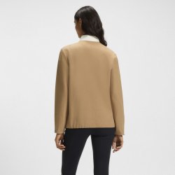 BOSS EQ SS26 Fedora � Zip Tr�je Camel