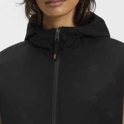 BOSS EQ SS26 Louise Regnjakke Sort/Camel