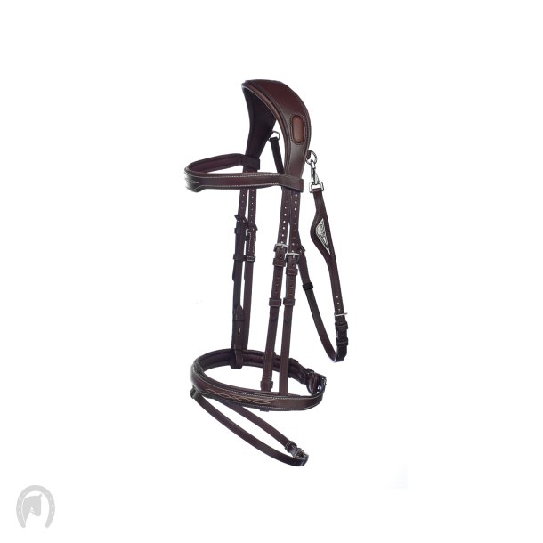 Equiline Testirea Anatomisk Trense Brun